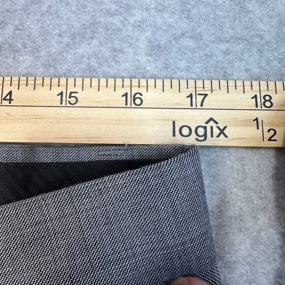 Kenneth Cole Wool Blend Suit Dress Pants Mens 34x30 Gray Flat Front Straight Leg - Picture 6 of 10